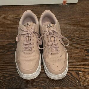 Women's Nike Air Force Pink Sneakers